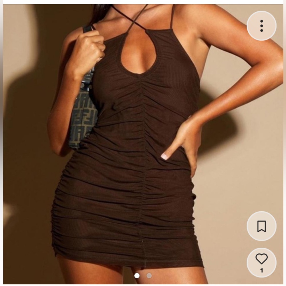 MOTEL brown dress in size S!